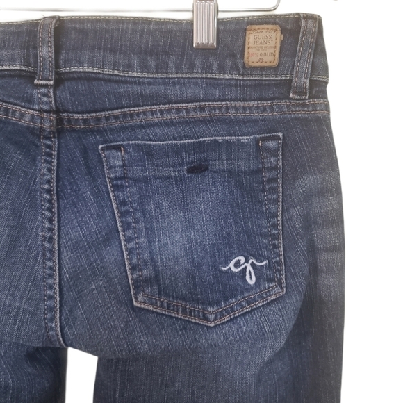 GUESS 81 straight Preppy Y2K 90's Nostalgia stretch jeans - women's - Picture 4 of 6